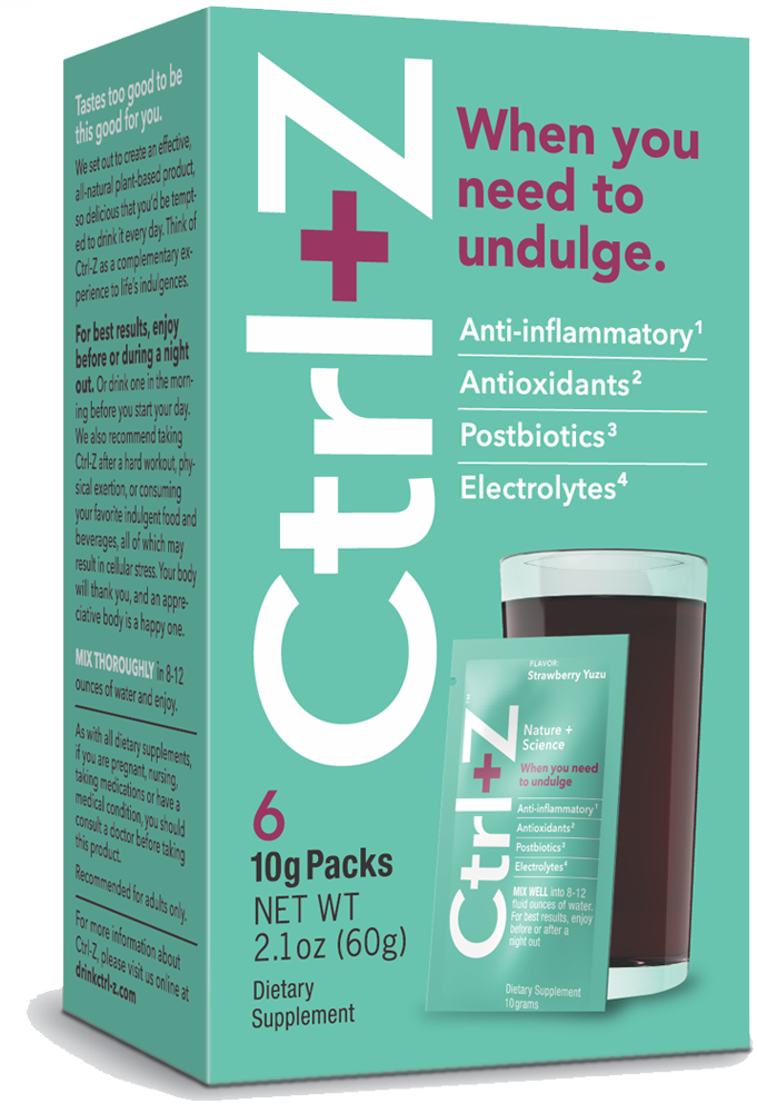 Ctrl+Z: Box of 6 single serve powder packets